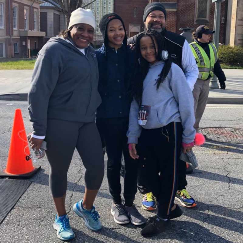 Sherry Boston and Family at the Love Run